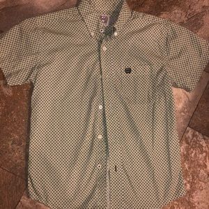 Cinch button down